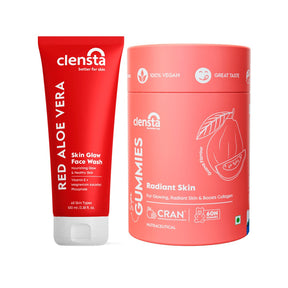 Red Aloe Vera Skin Glow Face Scrub With 1% Niacinamide