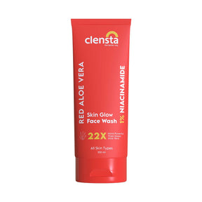 Red Aloe Vera Skin Glow Face Scrub With 1% Niacinamide