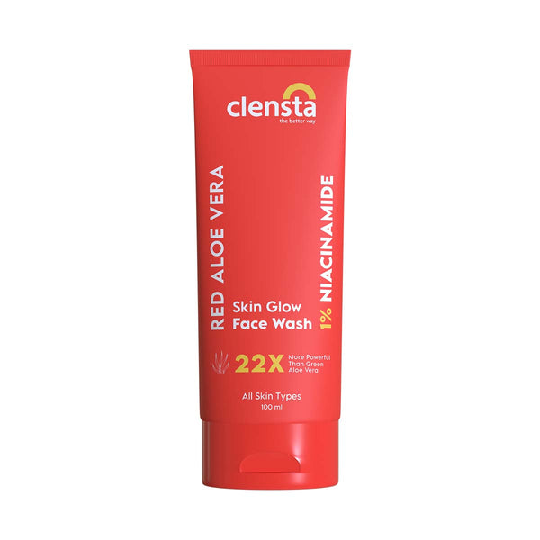 Red Aloe Vera Skin Glow Face Scrub With 1% Niacinamide