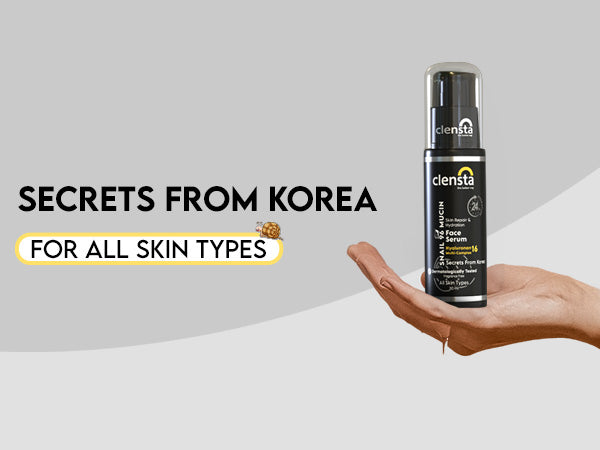 Clensta Snail 96 Mucin Face Serum A+ 4th mobile banner. of secrets from korea for all skin type.