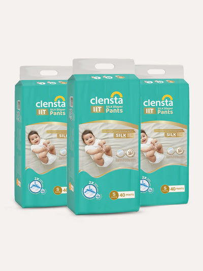 IIT SILK Diaper Pants for 5 to 8 kg Babies | Small | Pack of 3