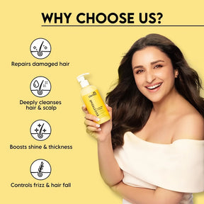 Clensta Eggstreme Repair Hair Shampoo 3rd image of benefits. 