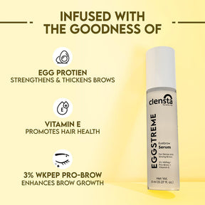 Clensta Eggstreme Eyebrow Serum 3rd Image of contians