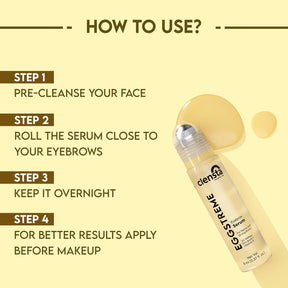 Clensta Eggstreme Eyebrow Serum pack of 2, 5th image of how to use 