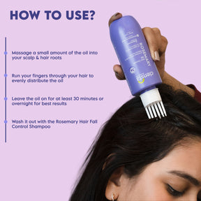 Rosemary Hair Growth Oil With 1% Argan Kernel Oil & 1% Vitamin E