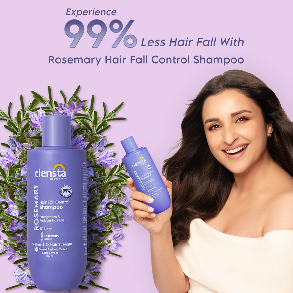 Rosemary Hair Fall Control Shampoo with 1 Biotin for Stronger Hair