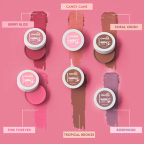 Clensta Lush & Blush Lip, Cheek & Eye Tint Berry Bliss 01 With Vitamin E & Castor Oil, 6th image of variations