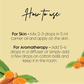 Clensta Turmeric Essential Oil 3rd image of how to use.