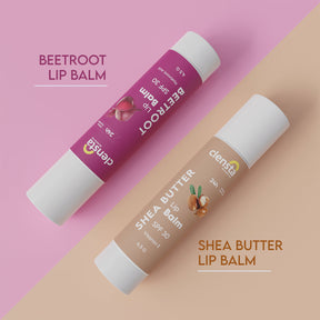 Clensta Shea Butter Lip Balm With Shea Butter and Vitamin E, 6th image with beeroot lip balm