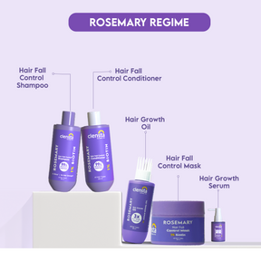 Clensta Rosemary Hair Fall Control Mask With 1% Biotin 6th image of rosemary regime.