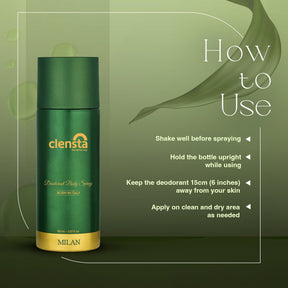 Clensta Milan Deodorant