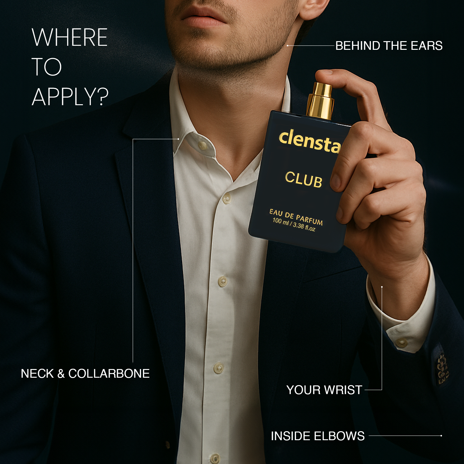 Clensta Club Perfume | Inspired by Citrus & Spicy accords of Armaf Club De Nuit Intense Man | For Men | EDP 100ml