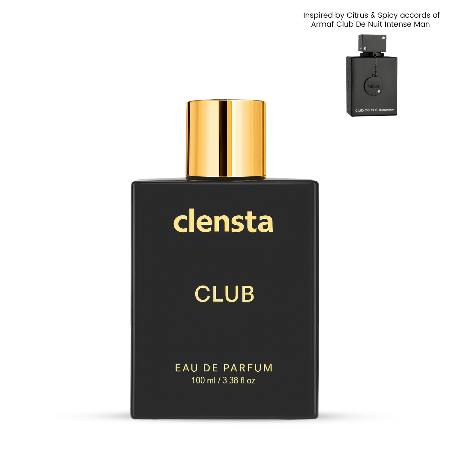 Clensta Club Perfume | Inspired by Citrus & Spicy accords of Armaf Club De Nuit Intense Man | For Men | EDP 100ml