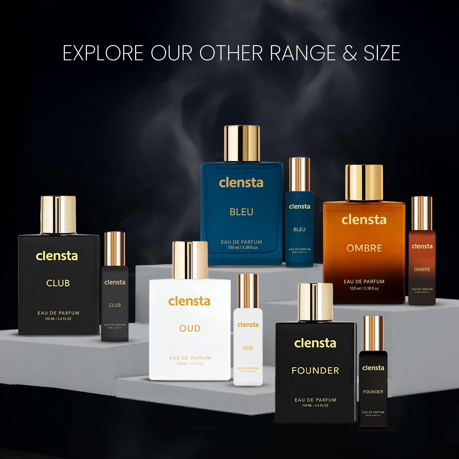 Clensta Club Perfume | Inspired by Citrus & Spicy accords of Armaf Club De Nuit Intense Man | For Men | EDP 100ml