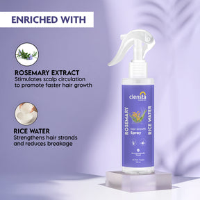Clensta Rosemary Rice Water Hair Growth Spray (Pack of 2)