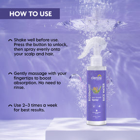 Clensta Rosemary Rice Water Hair Growth Spray (Pack of 2)