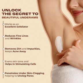 Clensta Pit Perfect Under Arm Cream Enriched With Kaolin Clay and 2% BHA Liquid Exfoliant (Salicylic Acid) 3rd image of benefits.