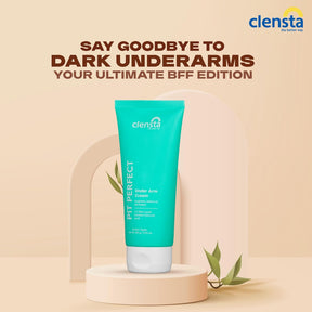 Clensta Pit Perfect Under Arm Cream Enriched With Kaolin Clay and 2% BHA Liquid Exfoliant (Salicylic Acid) 5th image. 