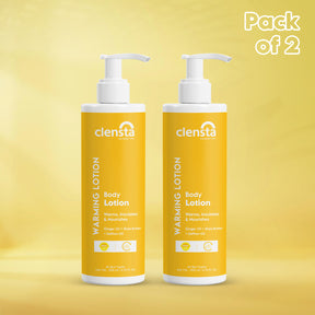 Warming Body Lotion With Ginger Oil, Shea Butter (Pack of 2)