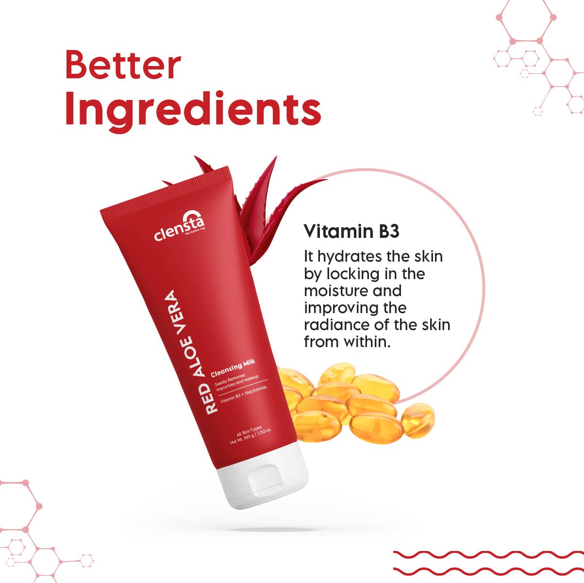 Red Aloe Vera Cleansing Milk
