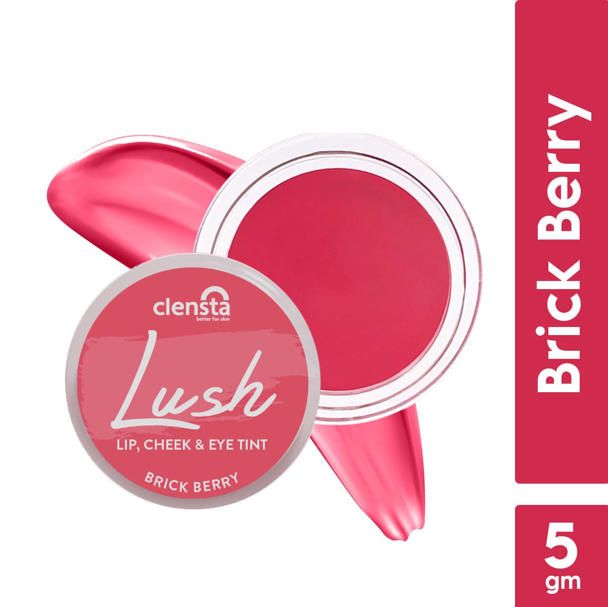 Lush Lip, Cheek & Eye Tint - Brick Berry