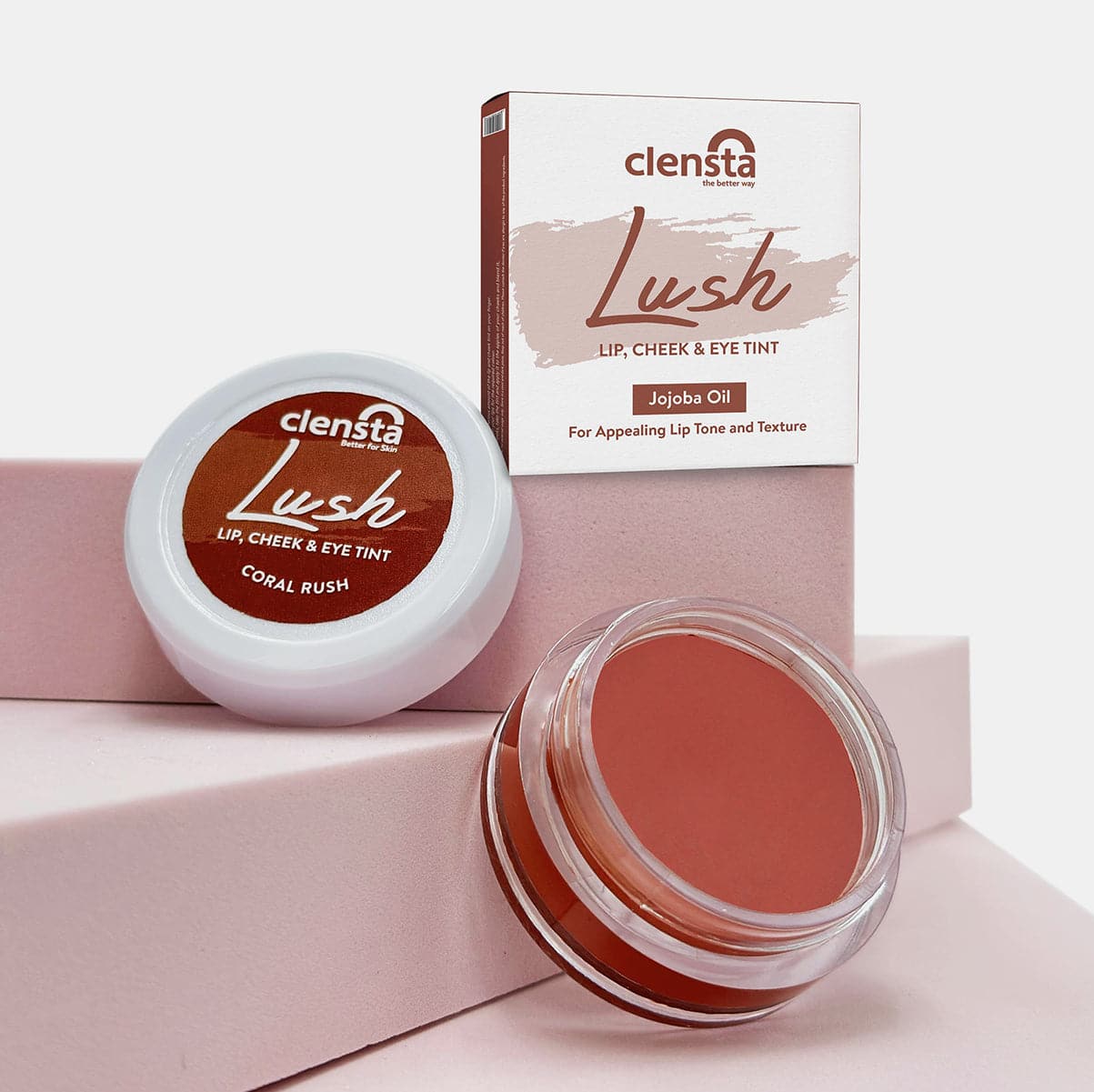 Lush Lip, Cheek & Eye Tint - Coral Rush