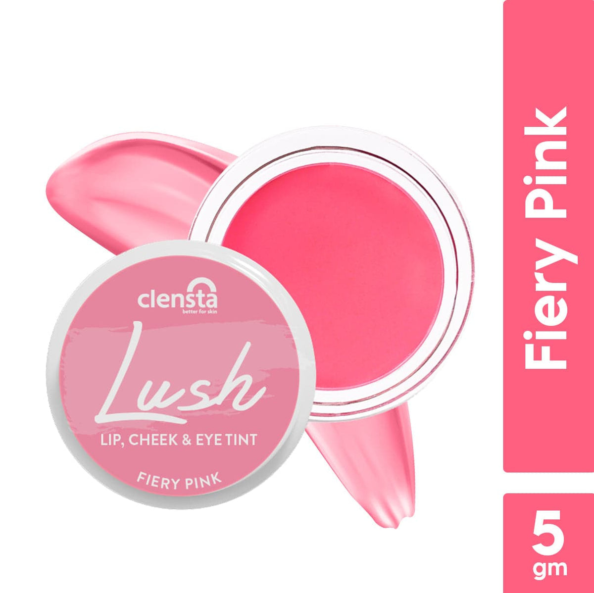 Lush Lip, Cheek & Eye Tint- Fiery Pink