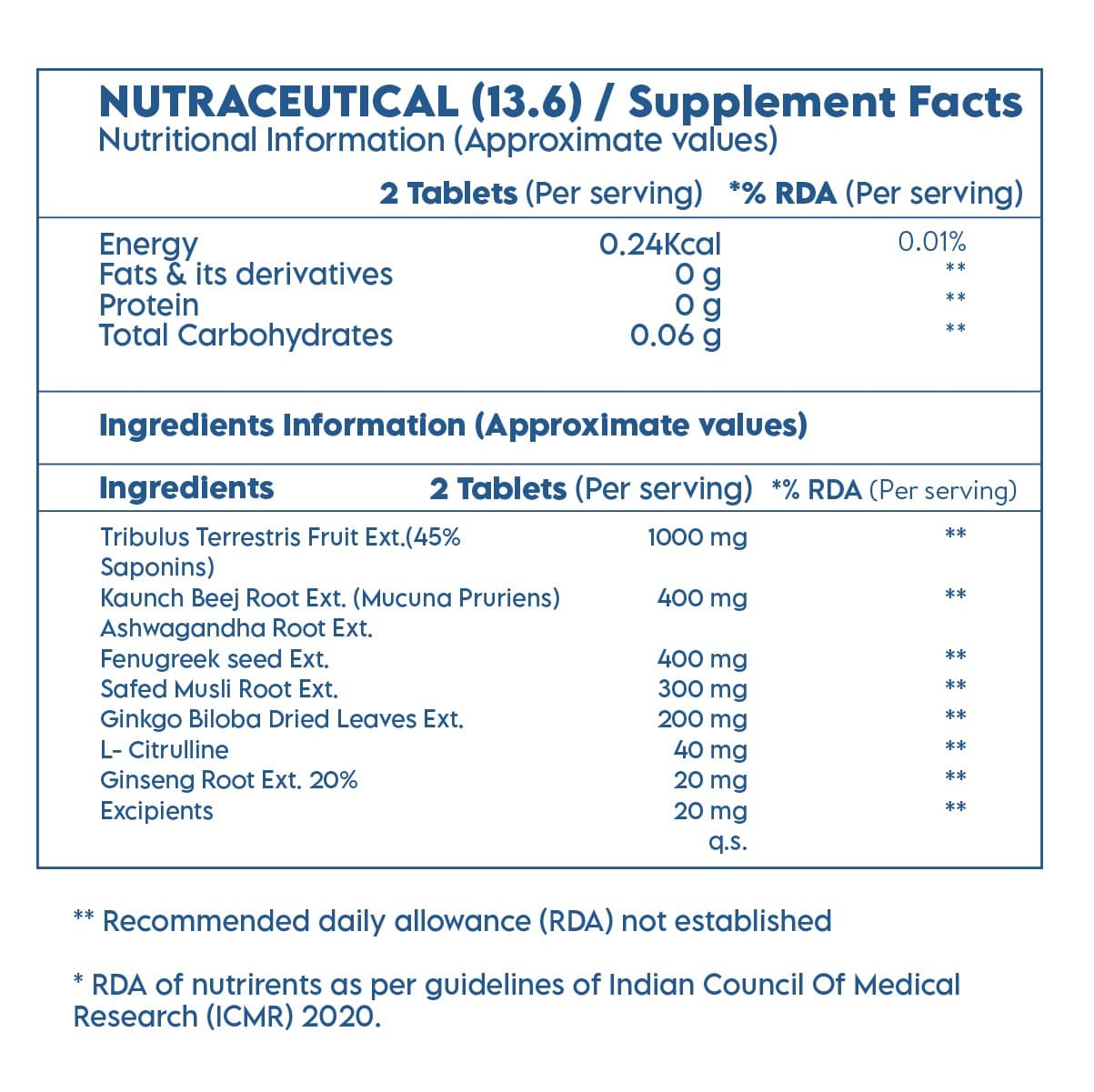 Testosterone Booster Tablets