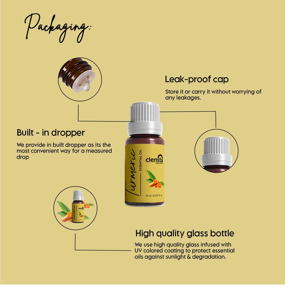 Pale Yellow Fresh 15ml Natural Essential Oil, For Skin Care And Stress  Relief, Packaging Type: Glass
