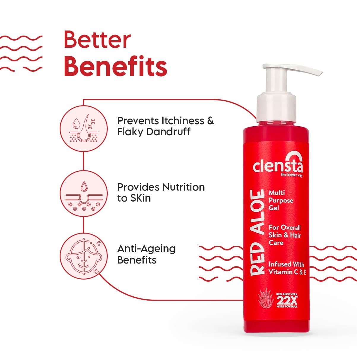 Red Aloe Vera Multi Purpose Gel